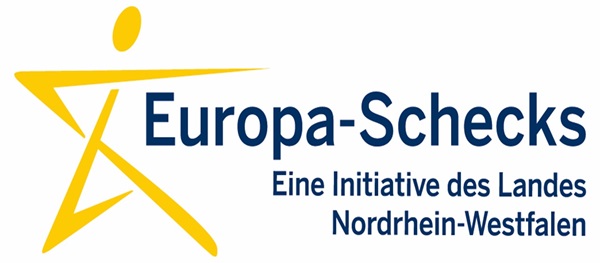 Das Logo der Initiative Europa-Schecks des Landes NRW.