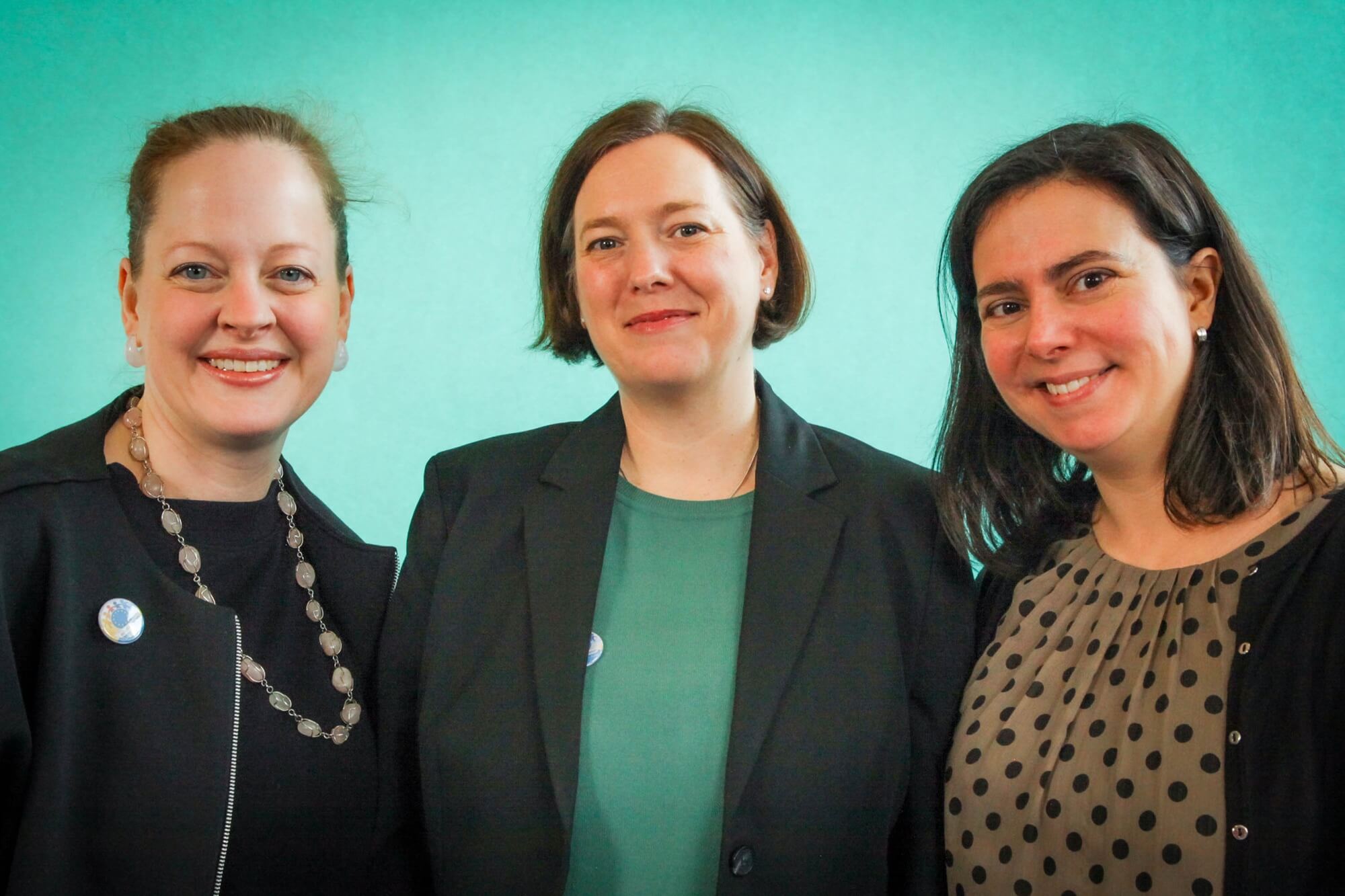 Die Abteilungsleitung, Frau Flohr (Mitte), und die Beratungslehrerinnen, Frau Müller und Frau Priwitzer.